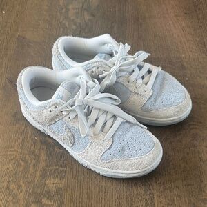 Nike Kids Light Gray and White Sneakers